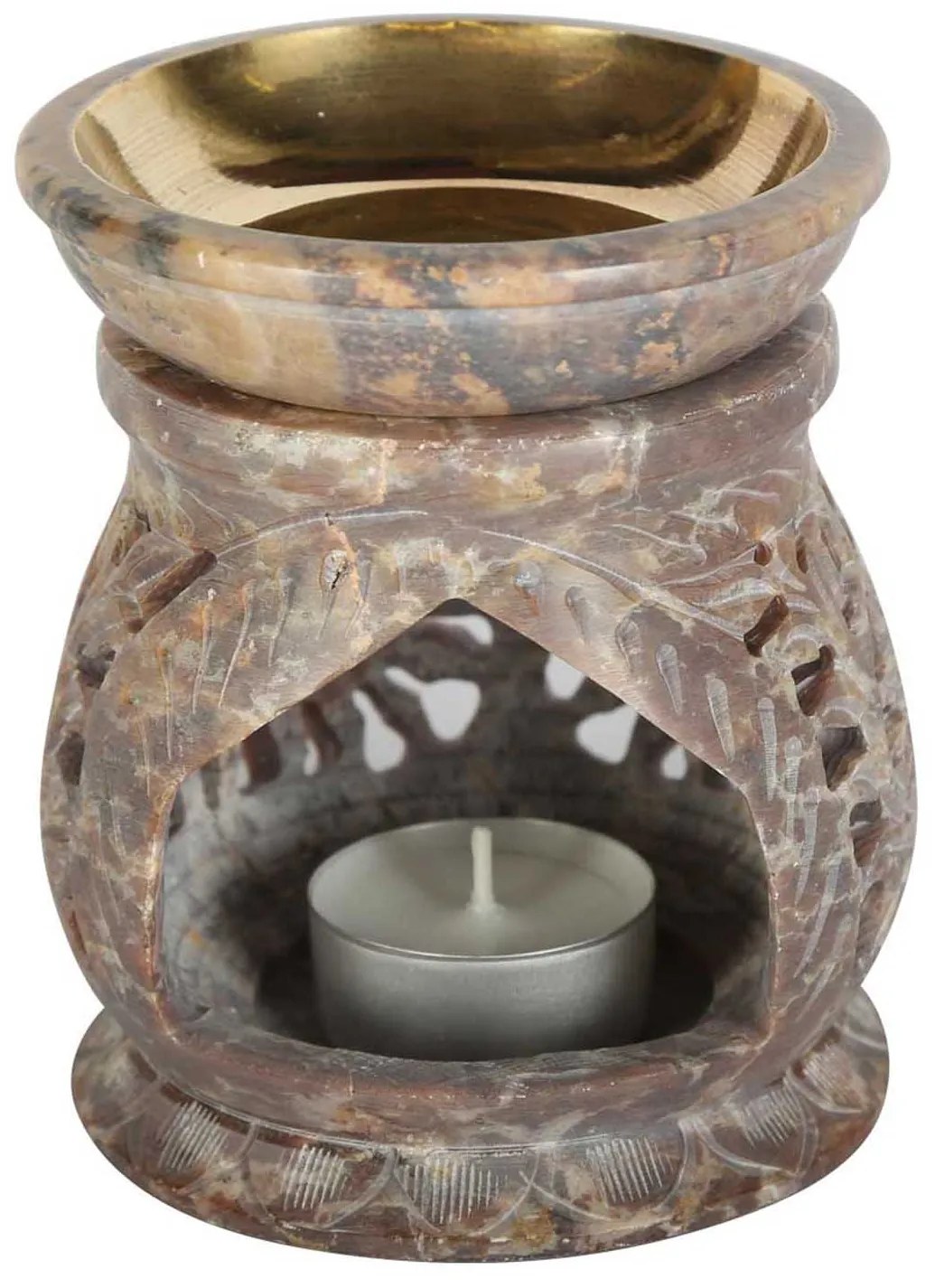 Orientálna vonná lampa Namaste - hnedá