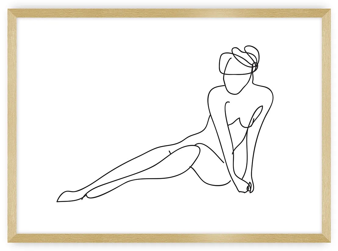 Plagát Figure Line II