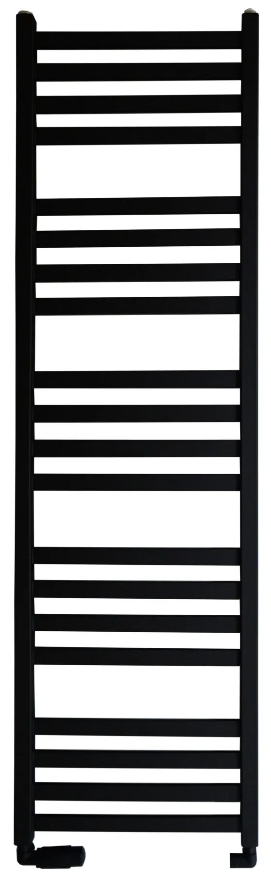 Regnis LOX, vykurovacie teleso 430x880mm, 503W, čierna matná, LOX90/40/D400/BLACK