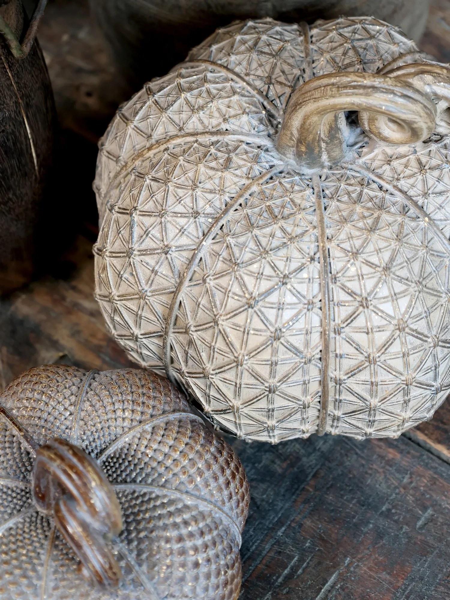 Mocca antik dekorácia tekvice Pumpkin antique M - Ø 14*13 cm