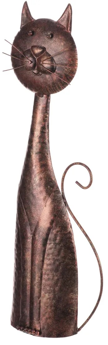Kovová dekorácia mačka 61 cm