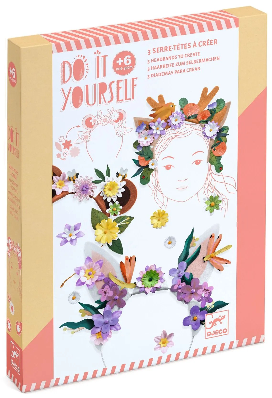 Vyrob si sám - kvetinové čelenky so zvieracími uškami