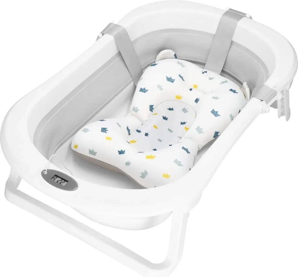 Skladacia vanička 40 L SPRINGOS SB0060 - sivá