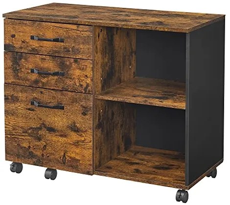 VASAGLE Kartotéka s dvoma zásuvkami SONGMICS OFC041B01