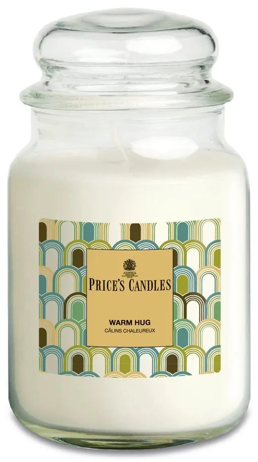 Price´s Price's MAXI vonná svíčka ve skle Warm Hug - hoření 130h