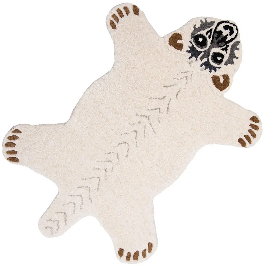 Vlnený kusový koberec medveď Polar Bear- 60*90*2 cm Vlnený kusový koberec medveď Polar Bear- 60*90*2 cm