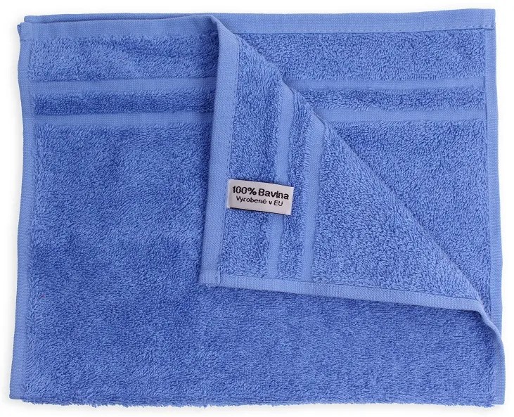 Malý uterák tmavo modrý 30x50 cm