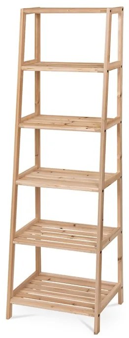 Autronic BONTEC Regál, masív, hnedá, DR-N134 NAT Farba: Hnedá