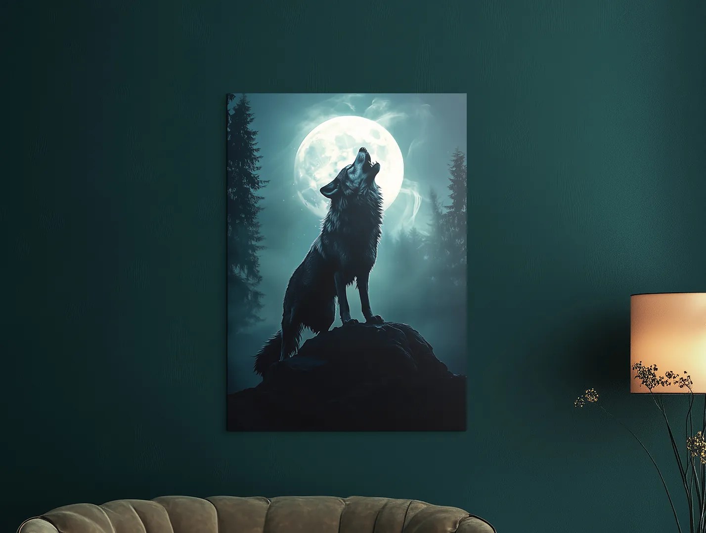 drevko | Obraz Vlk pri splne