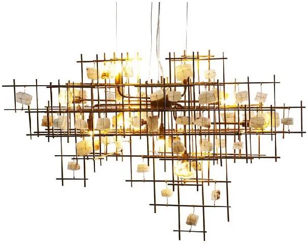 Stone Mobile závesná lampa zlatá