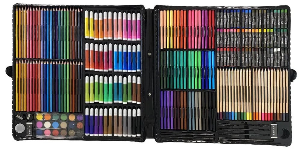 Súprava na maľovanie a kreslenie pre deti, 258 ks