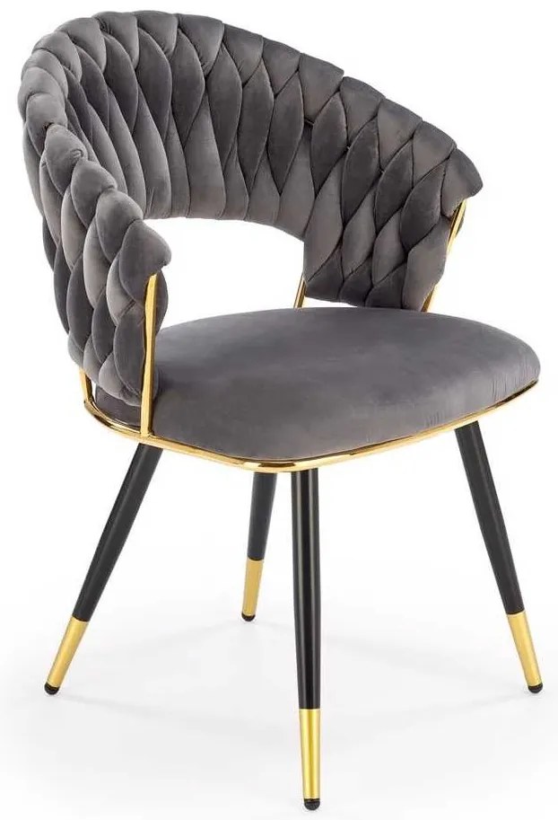 Jedálenská stolička Oakley, sivá