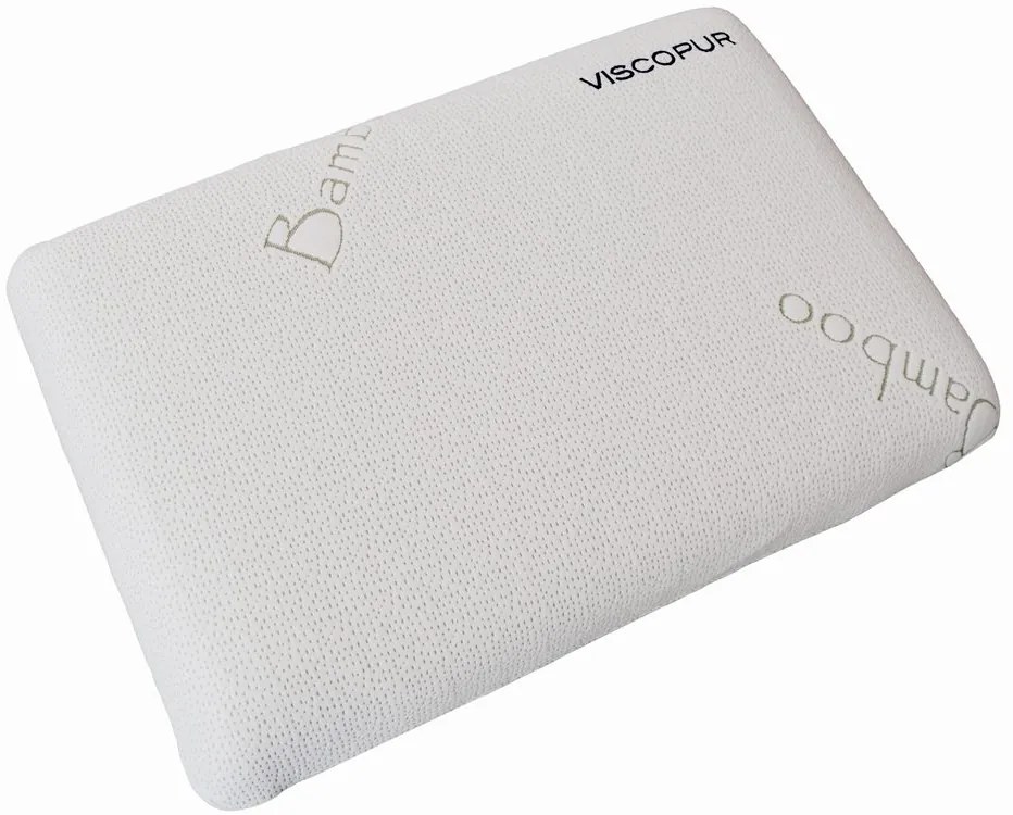 VISCOPUR Anatomický vankúš VISCOPUR® Bamboo MAXI neprofilovaný 40x70 cm