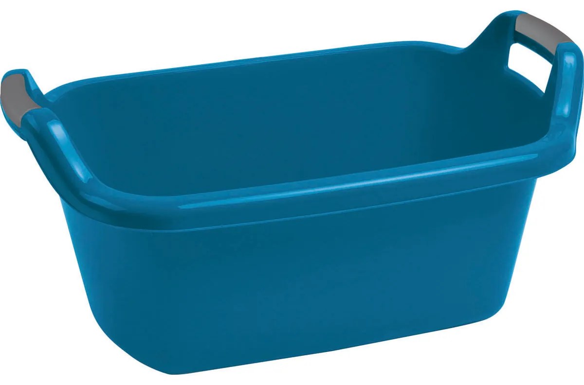 Curver Vanička oválna s ušami 35l modrá