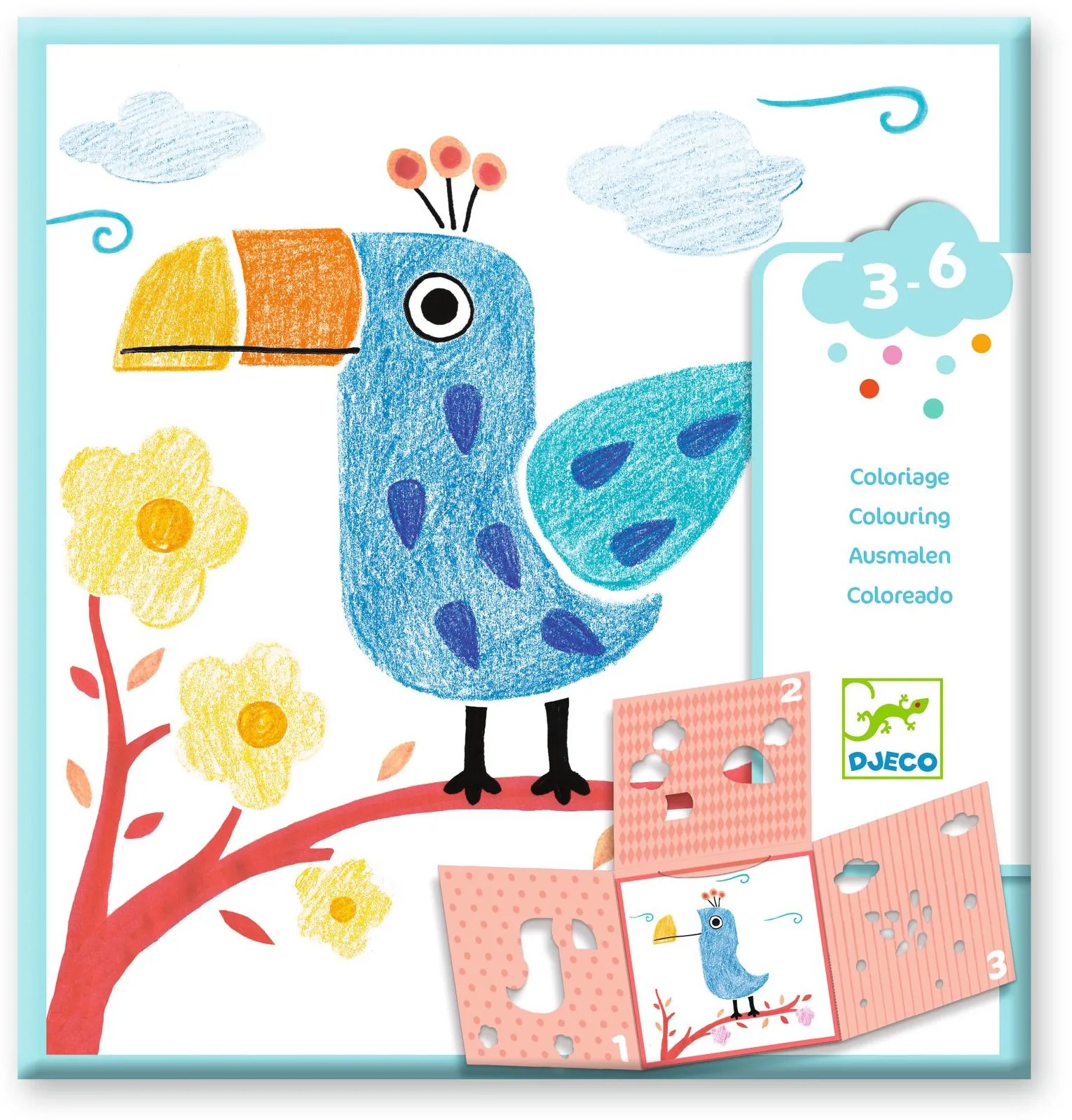 Výtvarná hra - 3 šablóny, 1 obrázok