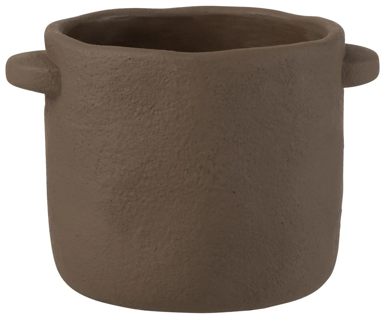 Dekoračný cementový hrniec Gustave Taupe L - 24*20*17 cm