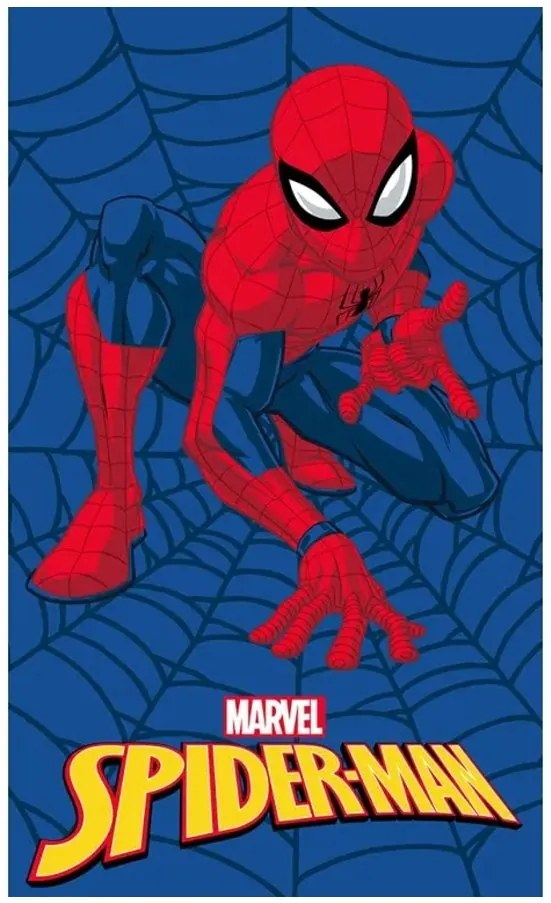 Detský uterák Spiderman - motív Pavúčí muž - 100% bavlna - 30 x 50 cm