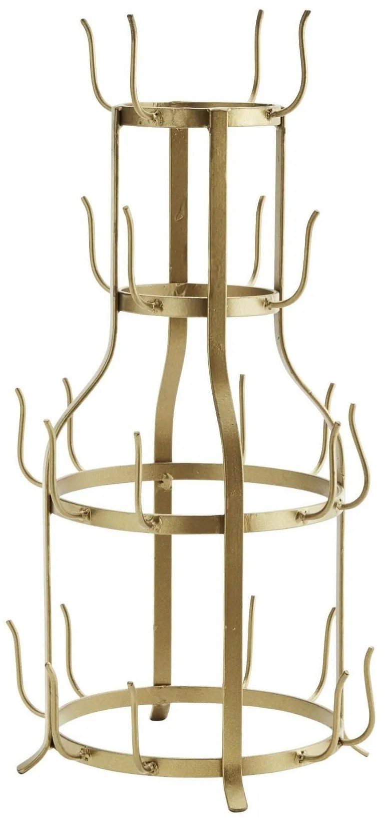 MADAM STOLTZ Stojan na hrnčeky Antique Brass