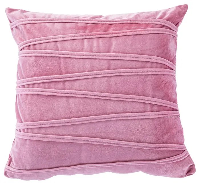 Obliečka na vankúšik ELLA ružová 45 x 45 cm