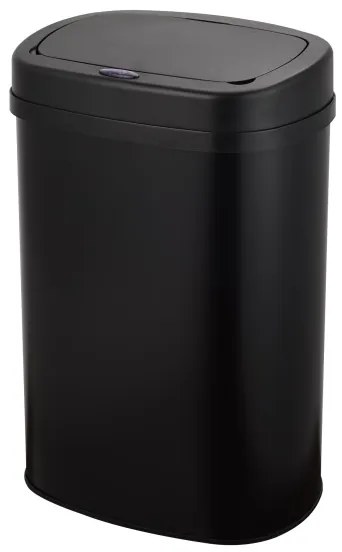 Bezdotykový Jumbo odpadkový kôš 50l ovál čierna USB kábel zadarmo