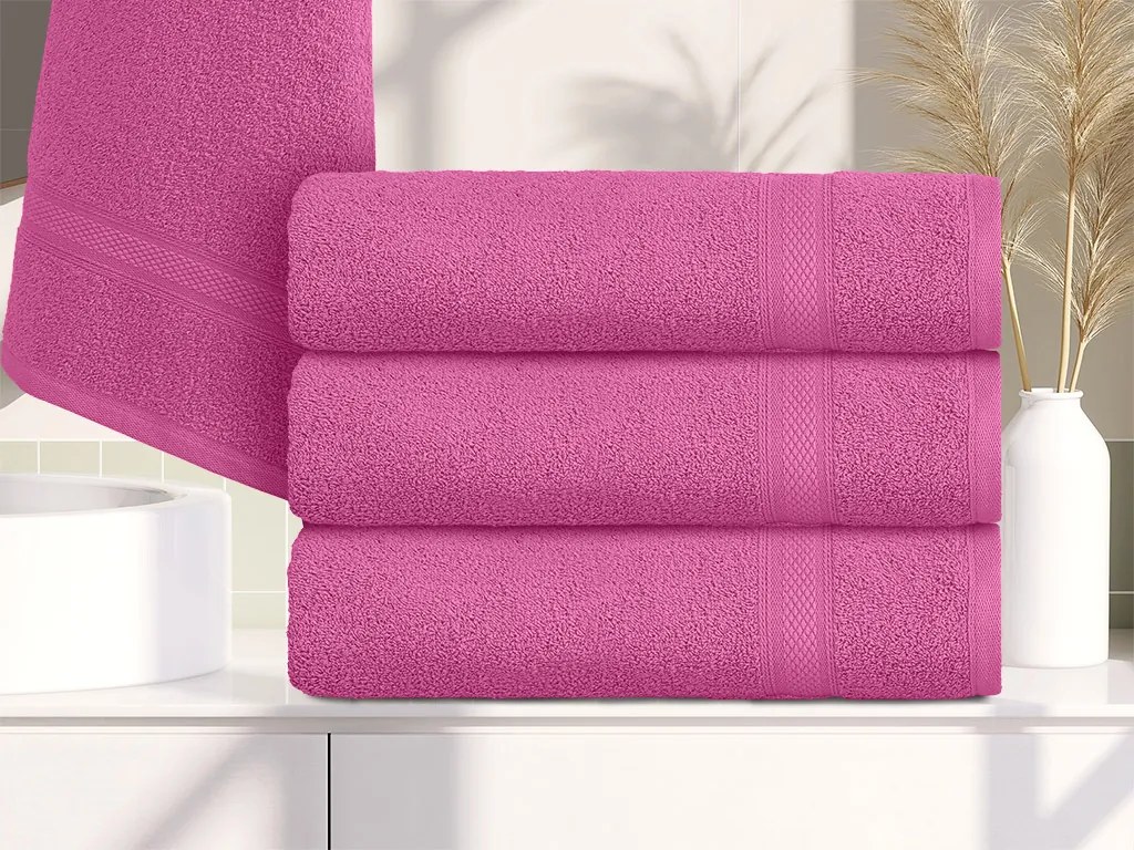 Osuška CLARYSSE ELEGANCE 70x140 cm ružová, 100% bavlna