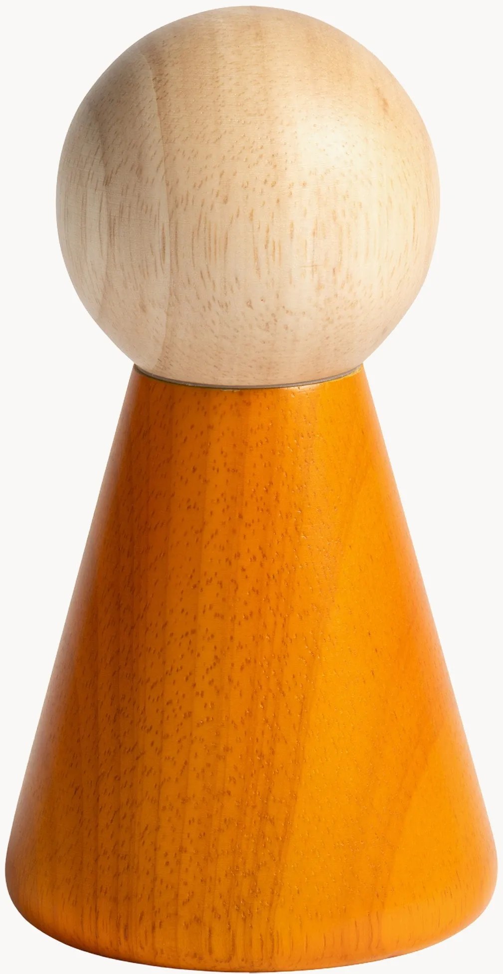 Ručne vyrobený drevený mlynček na soľ a korenie Halma