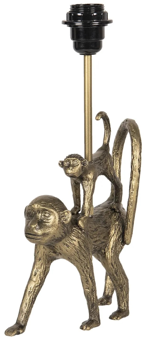 Zlatá stolná lampa v dizajne opíc Les Animaux - 20 * 7 * 36 cm