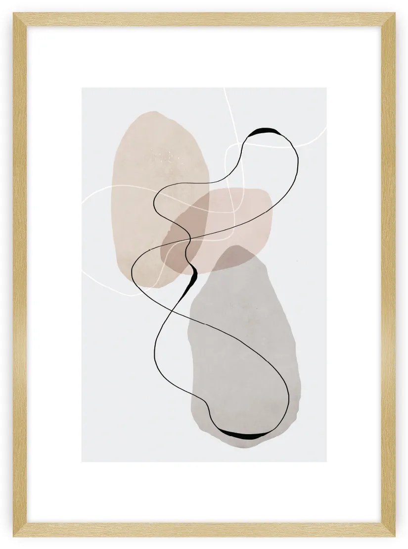 Plagát Abstract Lines I