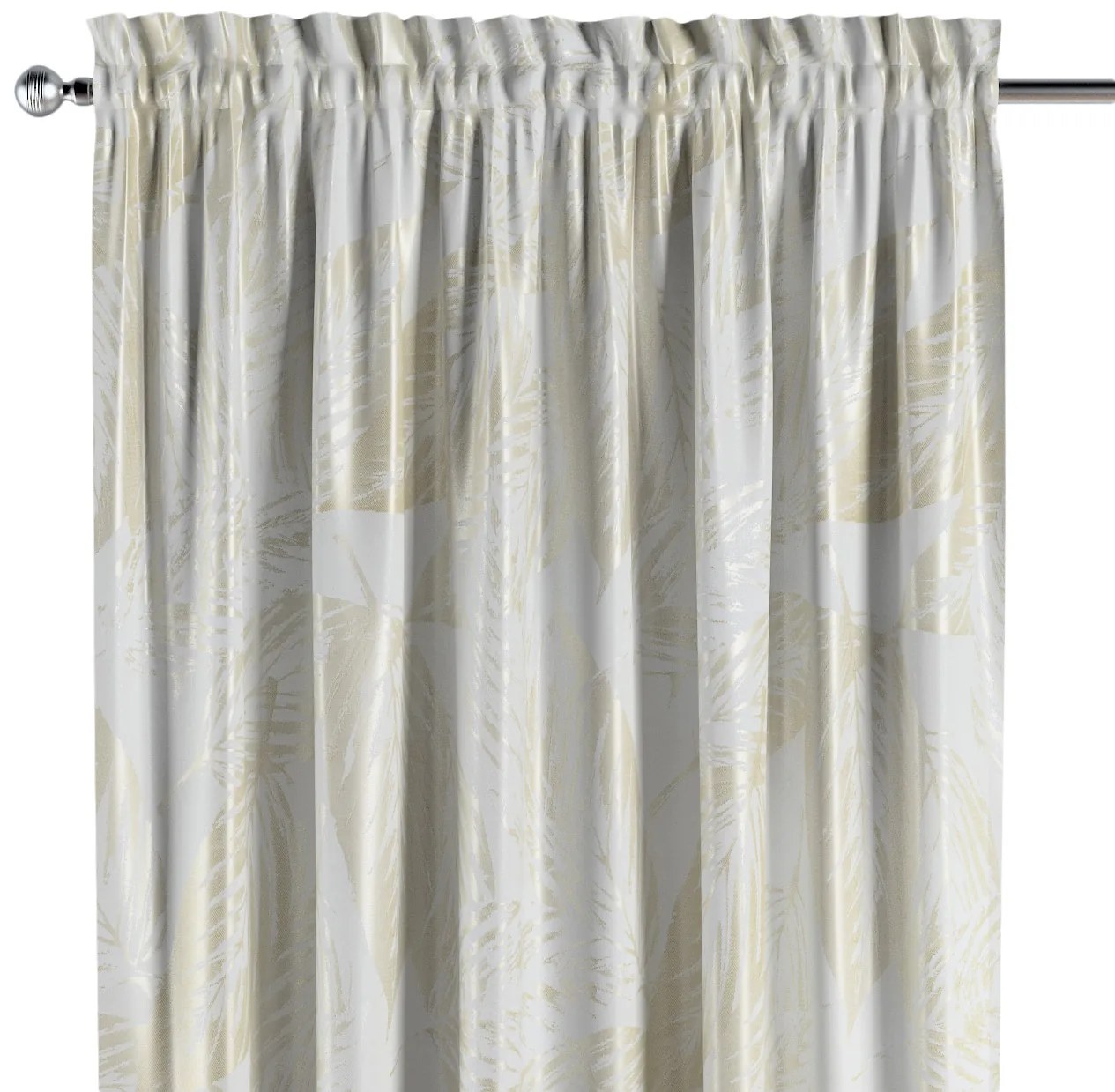 Záves s tunelom a volánom