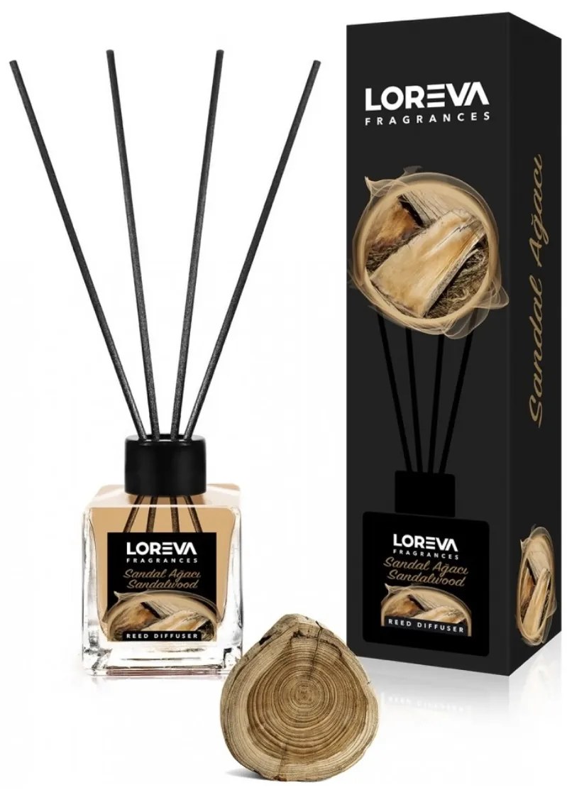 Izbový difuzér Loreva Sandal – Santalové drevo 110 ml