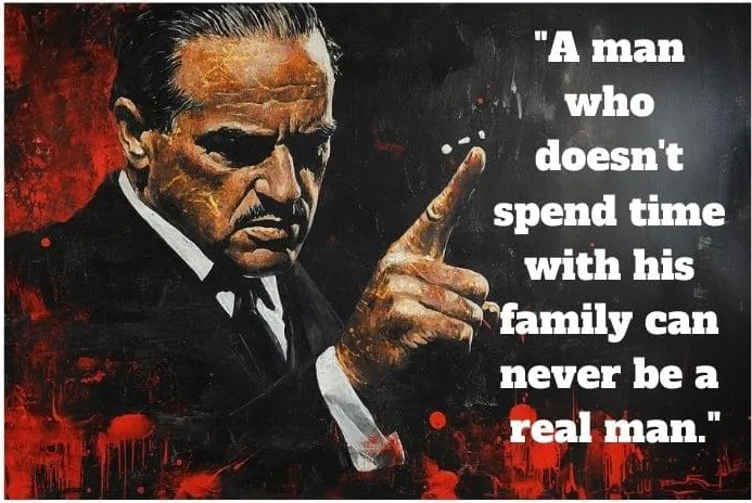 Obraz The Godfather na plátne | Personalizovaný citát Papilora