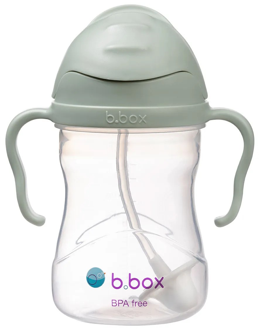 Hrnček so slamkou - zelený 240 ml