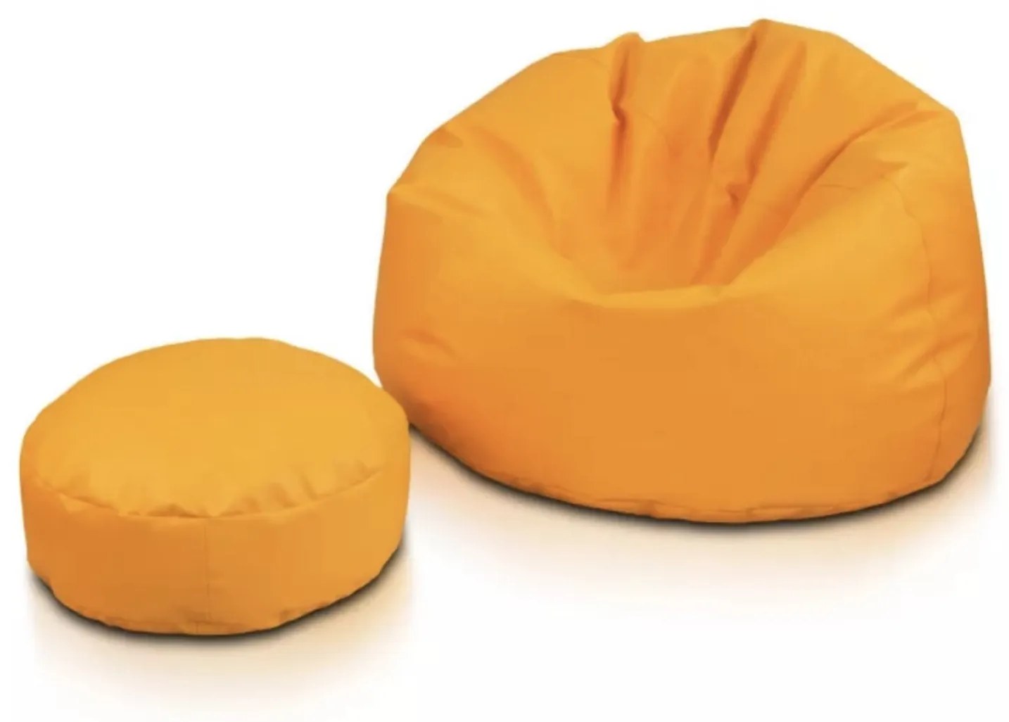 Sedací vak Sakwa L z ekokože – pohodlný, ľahko čistiteľný, elegantný vak pre deti aj dospelých Farba: E04 - Oranžová