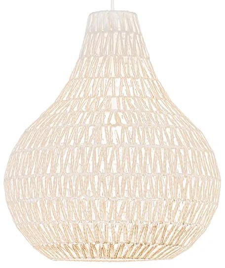 Skandiánske závesné svietidlo biele 45 cm - Lina Drop