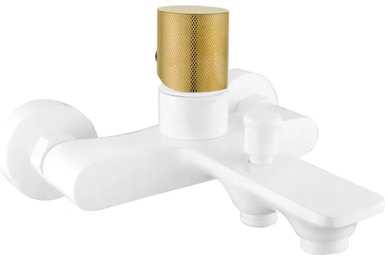 Mexen Royo One vaňová batéria, biela / zlatá, 72231-25