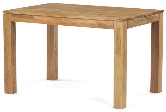Autronic BONTEC Jedálenský stôl 120x80cm, masív, dub, DS-H120 DUB Farba: Prírodné