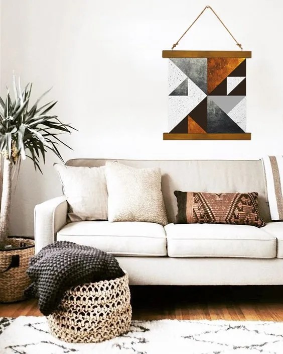 Závesné plátno na stenu Dialogue with Modern Creation / Dan Johannson - 30x30 cm – prírodný rám