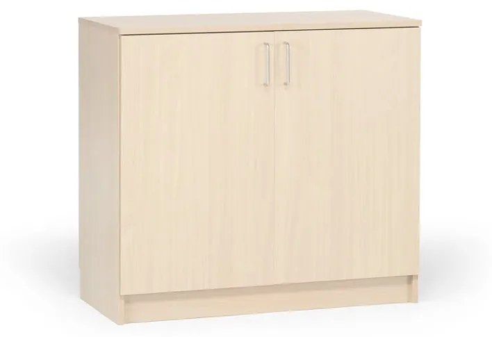 Drevená úložná skriňa THEO, nízka, 900x1000x320 mm, breza