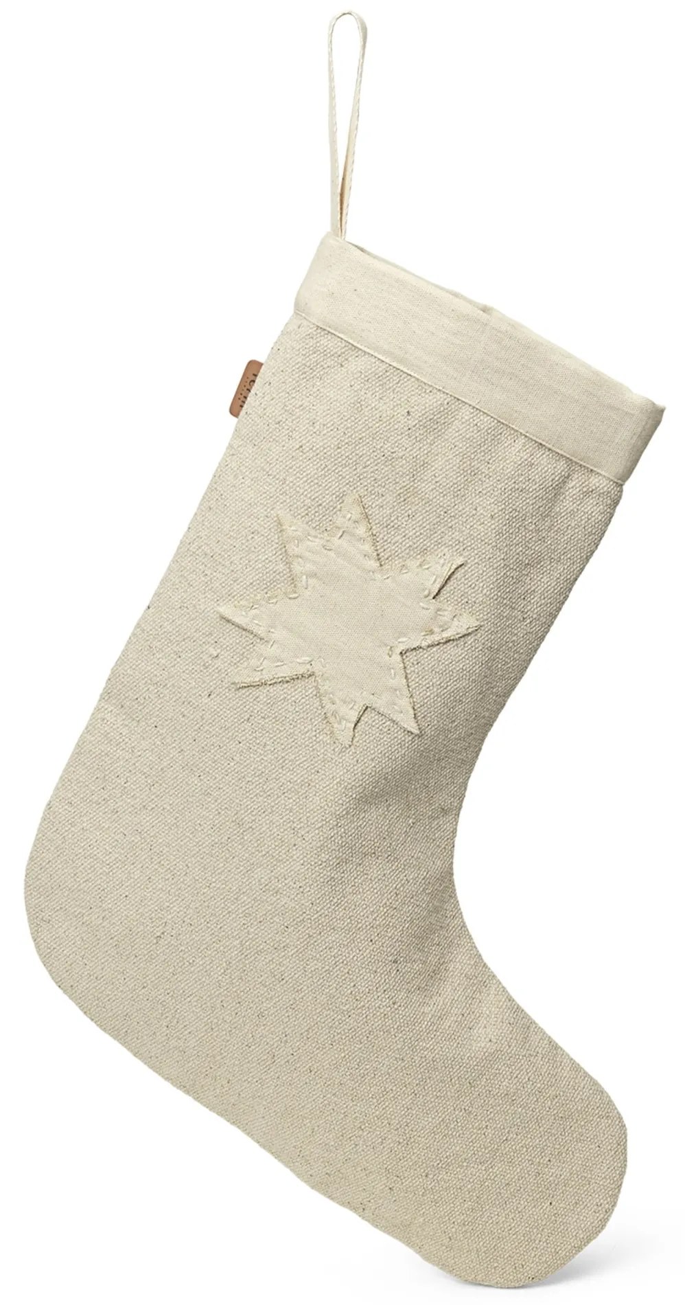 Ferm Living Vianočná pančucha z organickej bavlny Vela