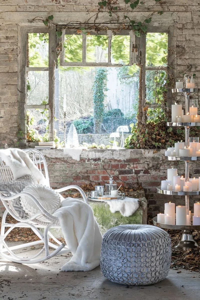 Biely plyšovo chlpatý pléd Cutie - 130 * 180cm