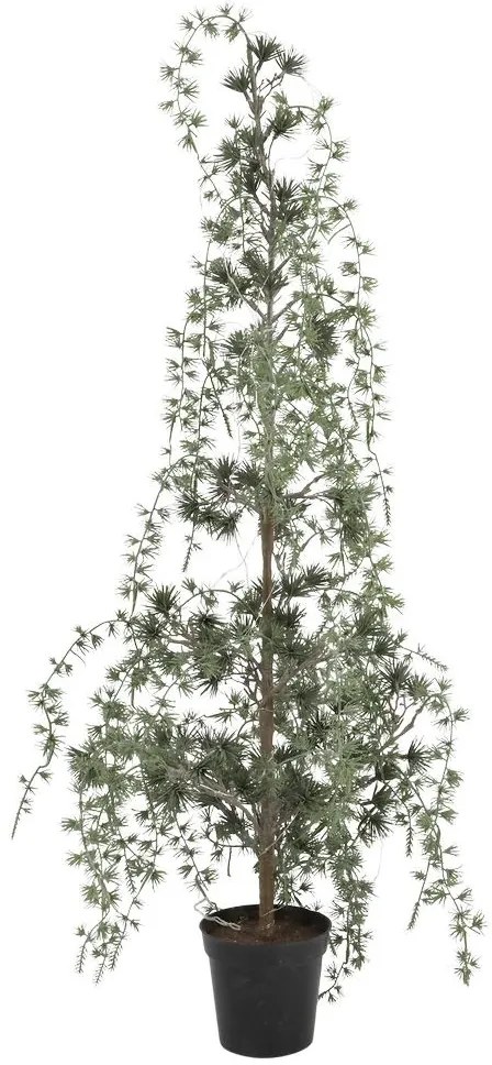 Zelený vianočný borovicový stromček v kvetináči so svetielkami Pine Tree - 120 cm