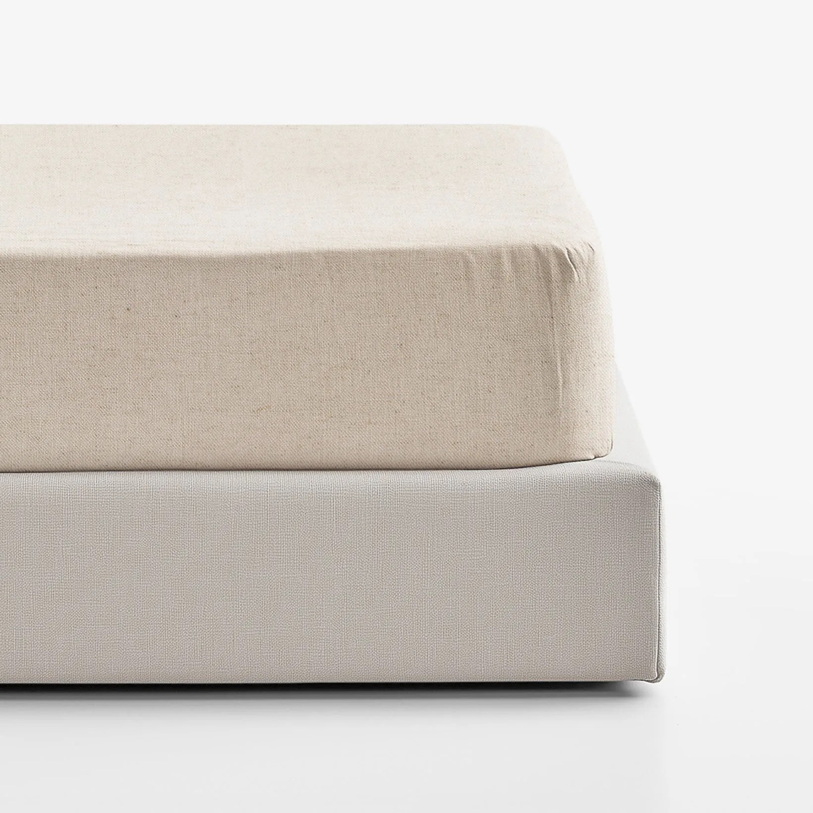 Goldea napínacia plachta z ľanovej zmesi - režná 90 x 200 cm