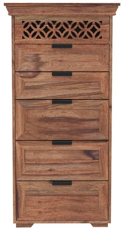 Komoda Mira 60x120x45 indický masív palisander Natural