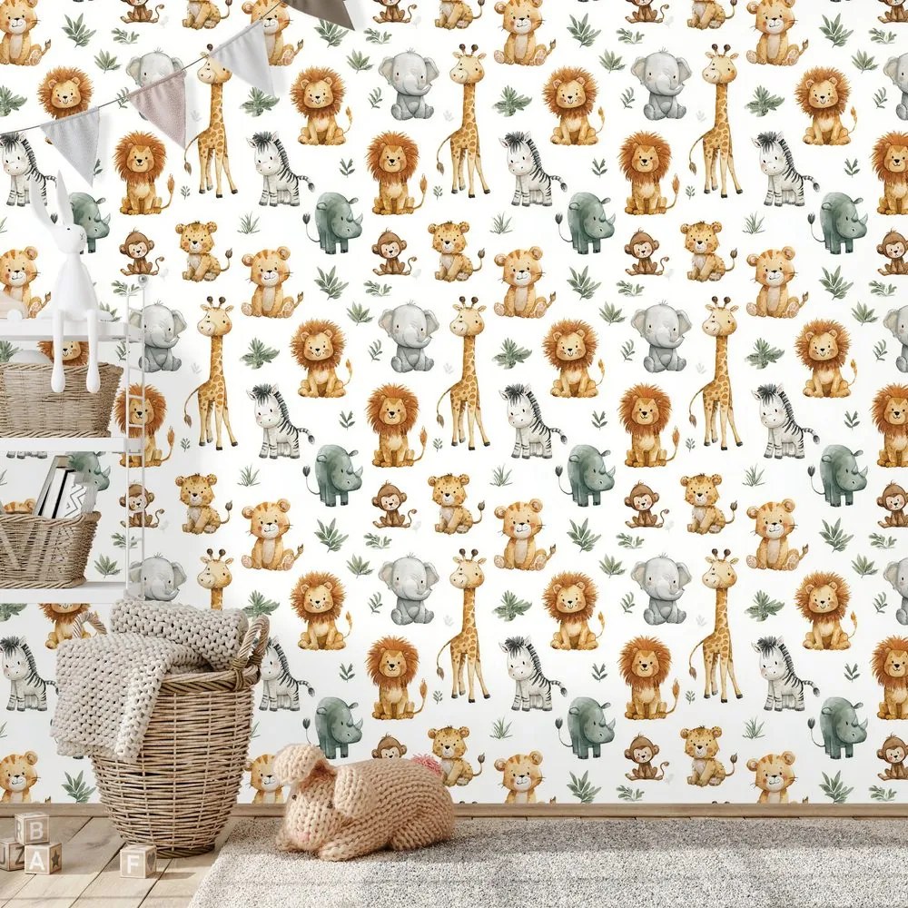 Tapeta roztomilé safari zvieratká