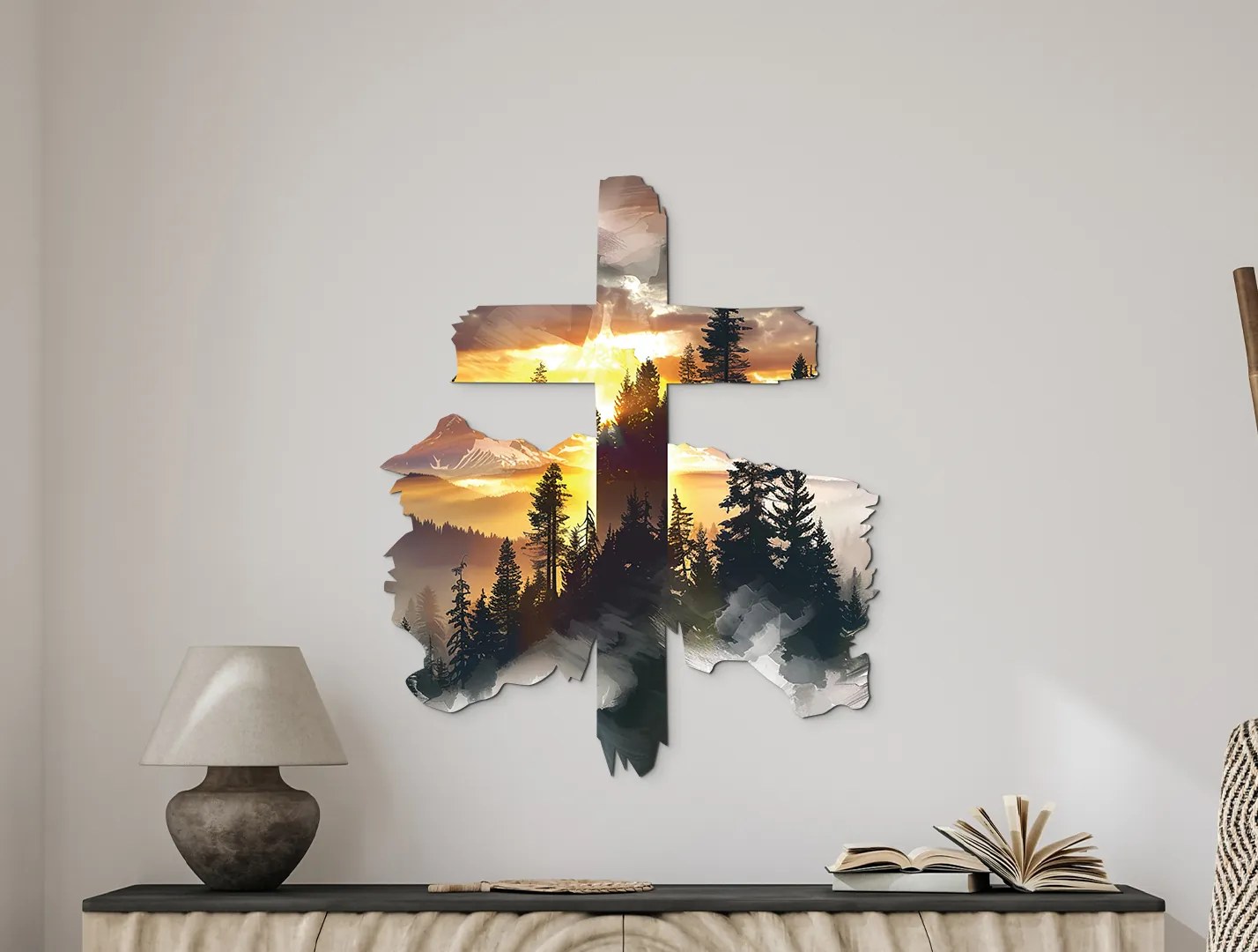 drevko | Obraz Krása stvorenia v kríži 60 x 495 cm