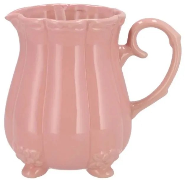 Ružová keramická váza džbán Feel It - 15*11*15 cm