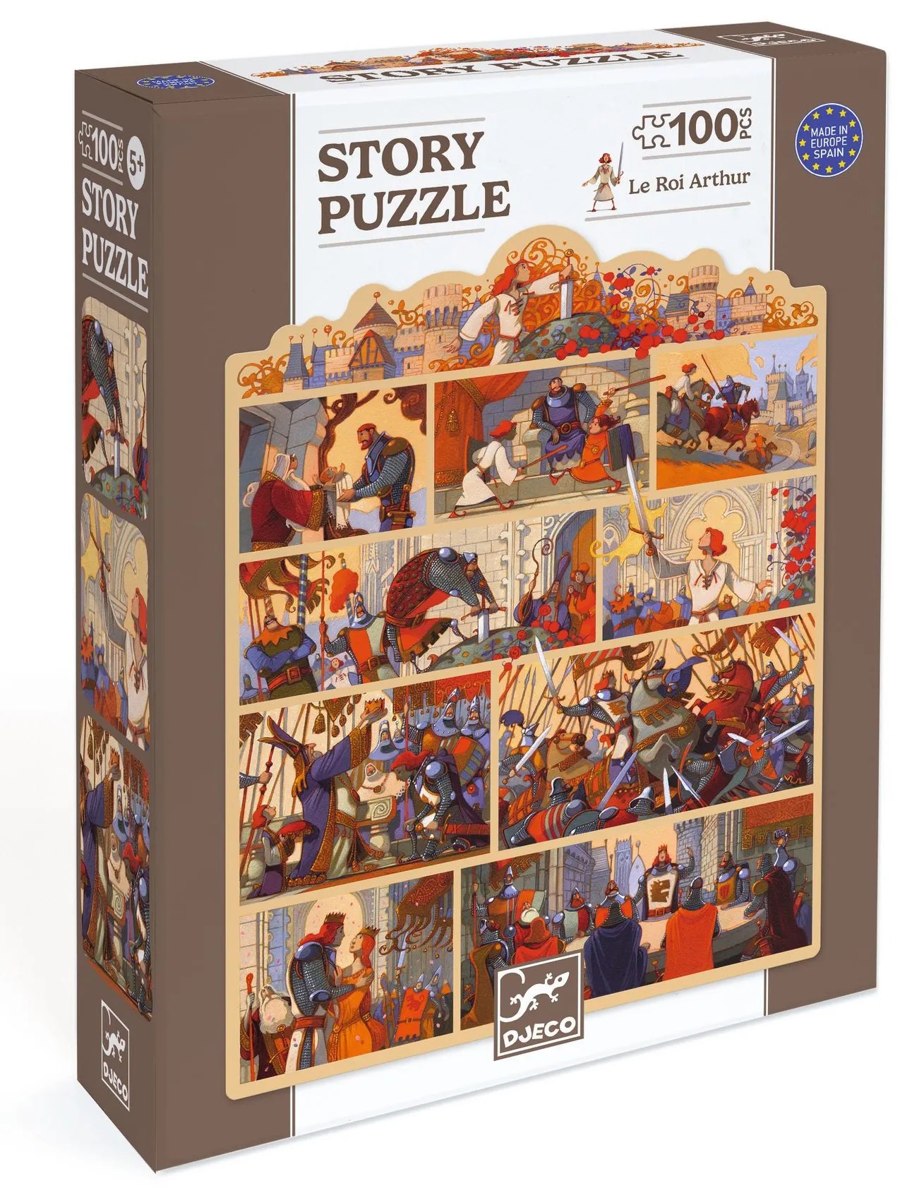 Rozprávkové puzzle - Kráľ Artuš - 100 ks