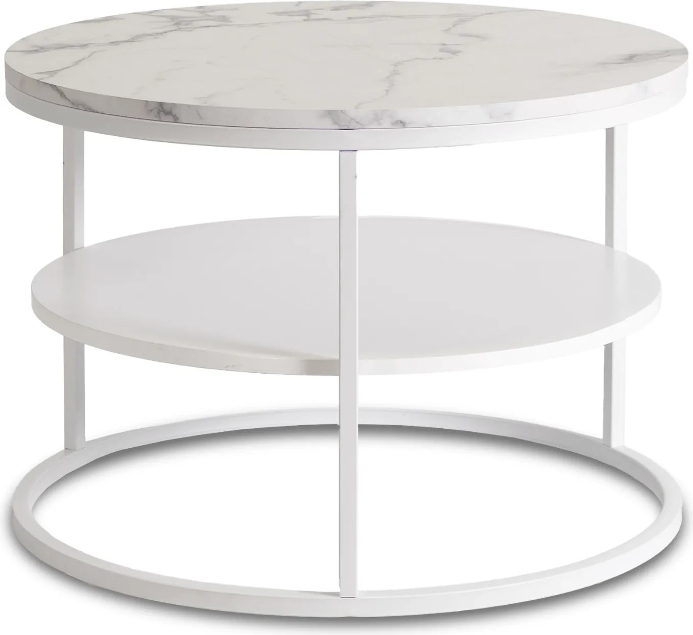 PROXIMA.store - Nadčasový okrúhly konferenčný stolík BEST FARBA: biela