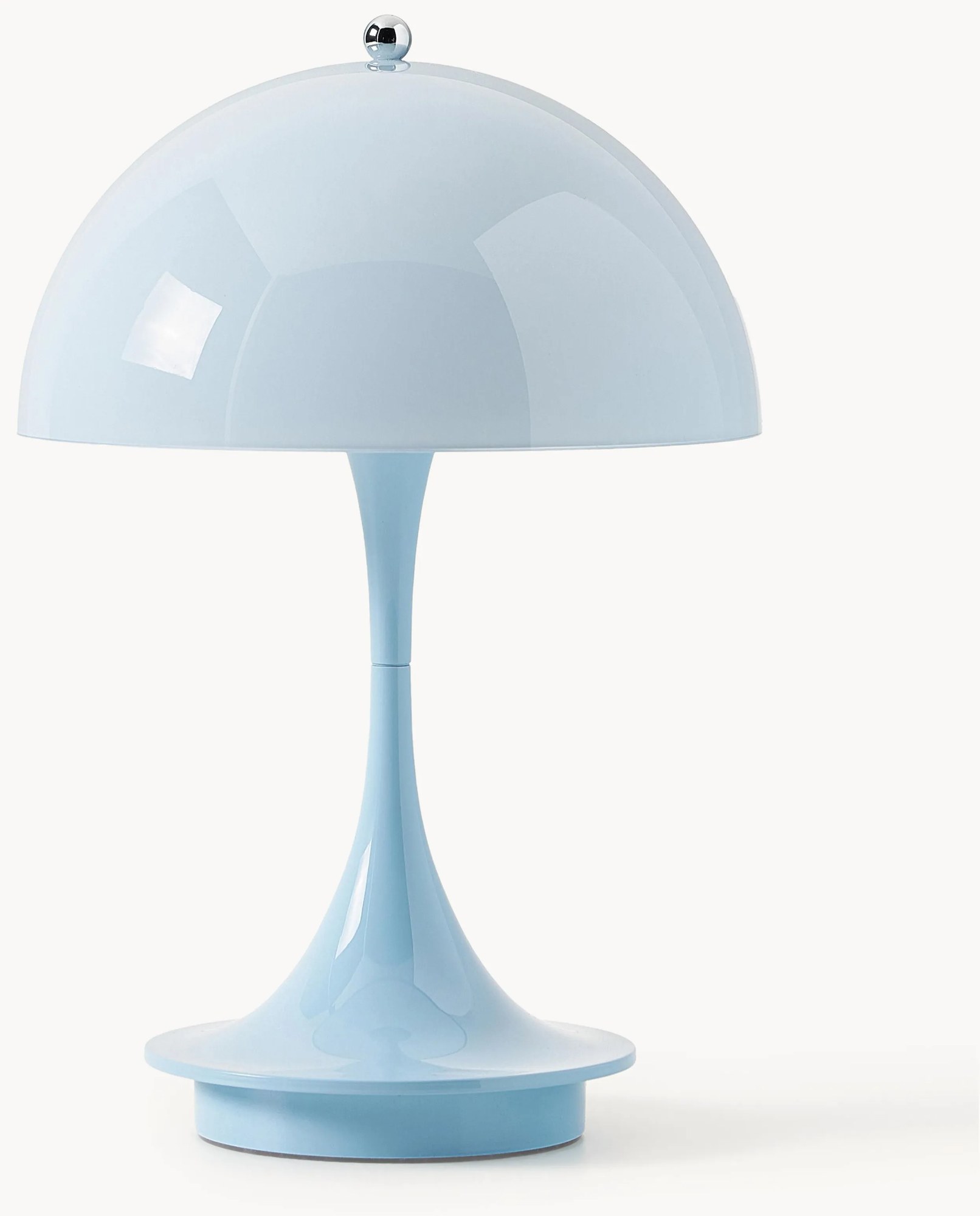 Prenosná stmievateľná stolová LED lampa Panthella, V 24 cm, dizajn Verner Panton