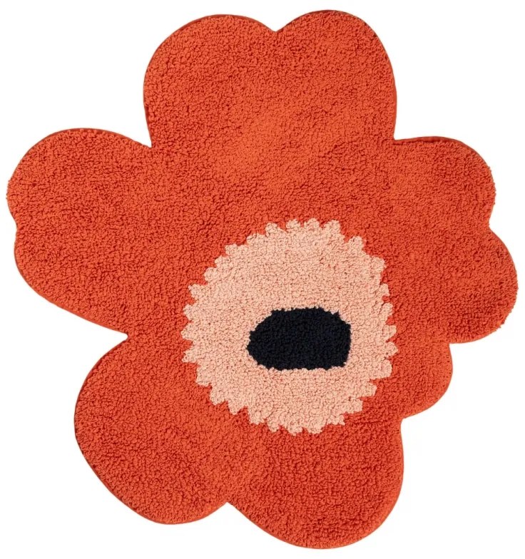 Kúpeľňová predložka Unikko 73x74, tehlovo-púdrová